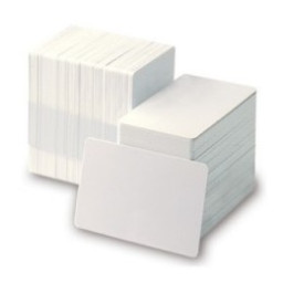 (500) PVC ID cards blank white CR80 laminated HQ 86x54mm credit card size, grosor 0,76mm