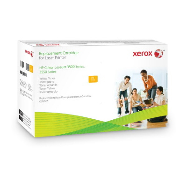 Toner XEROX para HP Lj. 3500  amarillo *compatible XEROX - Q2672A*