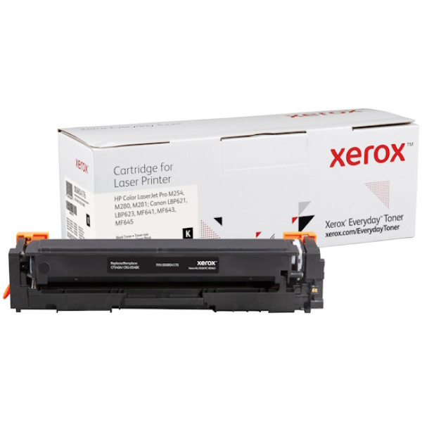 Toner XEROX Everyday para HP #203A (CF540A) negro CANON 054BK (3024C002) 1.400p.