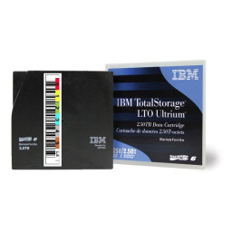 DC IBM Ultrium LTO-6 (BaFe) etiquetado 2,5TB/6,25TB  (00V7590ET) secuencia a medida