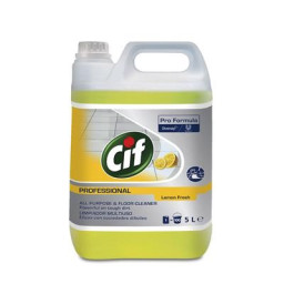 CIF Professional APC Lemon fresh limpiador multiuso y suelos limón, garrafa 5 litros