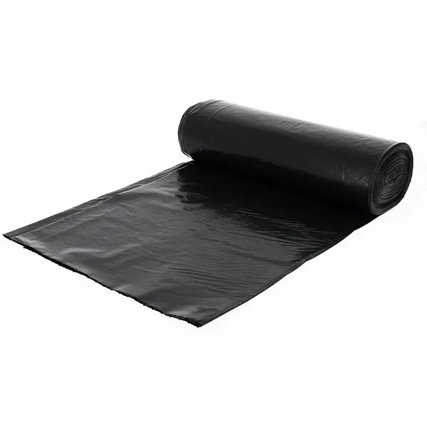 (10) Bolsas de basura 85x105cm negras G180 en rollo para cubo contenedor de 90-100 litros