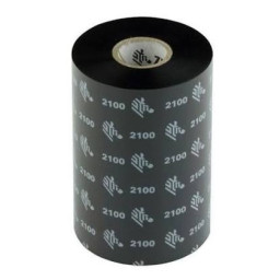 (12) Ribbon transf.térmica ZEBRA 2100 high-per.wax 60mm x 450m. (cera) Industrial printers 25mm core