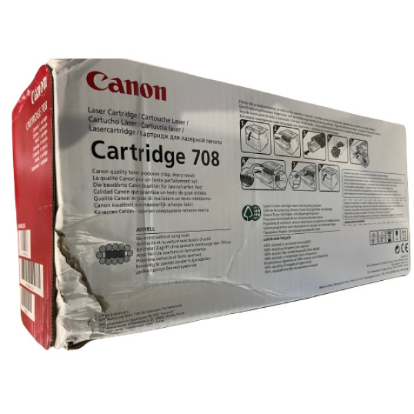 Toner CANON 708  LBP3300 LBP3360 2.500p. **envase dañado. interior sin abrir.**