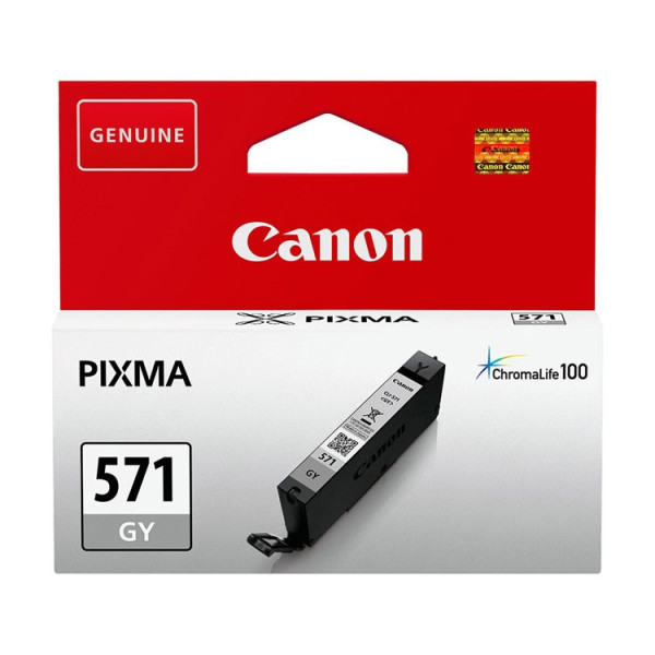 C.t. CANON CLI571GY: Pixma MG6850 gris MG5750 7750 7700 5752  323p. 