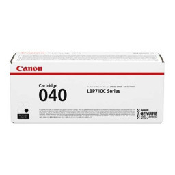 Toner CANON 040 BK: negro LBP710 LBP712 capacidad estándar 5.400p.