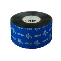 (12) Ribbon transfer.térmica ZEBRA 4800: resin 40mm x 450m. (resina) Industrial printers 25mm