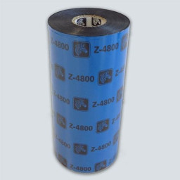 (12) Ribbon transfer.térmica ZEBRA 4800: resin 110mm x 450m. (resina) Industrial printers 25mm
