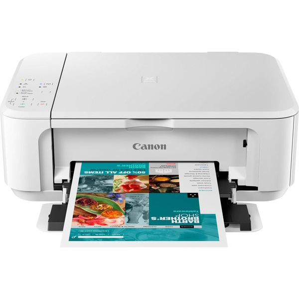 Multifunción CANON PIXMA MG3650S A4 blanca 3-1 2ct 10/6pm 4800x1200pp 100h Duplex USB/Wifi