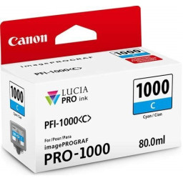 C.t. CANON PFI-1000C cian 80ml PRO-1000 IPF6300 IPF6350 IPF6400 IPF6450
