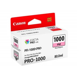 C.t. CANON PFI-1000PM foto magenta 80ml PRO-1000 IPF6300 IPF6350 IPF6400 IPF6450