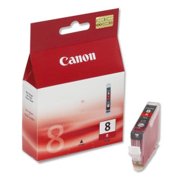 C.t. CANON CLI8R  IP4200 IP5200 IP6600 rojo MP500 MP600 MP800 MX700 MX850