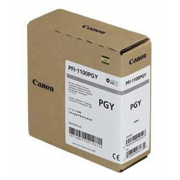 C.t. CANON PFI-1100PGY foto gris 160ml PRO-2000 PRO-2100 PRO-4000 PRO-4100