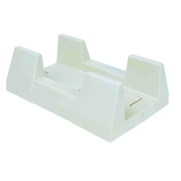 Soporte CPU plástico sin ruedas (ancho 10-23cm) blanco