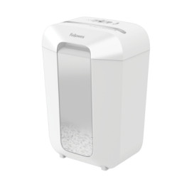 FELLOWES Destructora LX70 blanca partículas de 4x40mm, seg.P-5, 11h, 18L