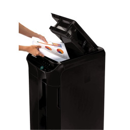 FELLOWES Destructora AutoMax 450C negra 68L corte en particulas 4x38mm, cajón max 450 hojas