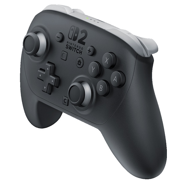 Consola NINTENDO Switch 2 Pro Controller negro Bluetooth Gamepad analógico/digital