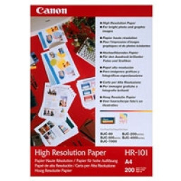 Papel CANON HR-101N 50h.A4 High Resolution inkjet paper 106g.