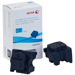 (2) Toner XEROX ColorQube 8700 8900 cian 4.200p.  