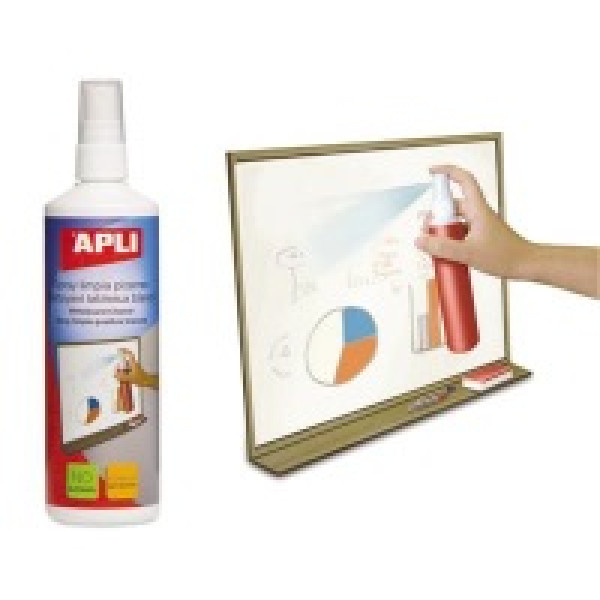 Spray limpia pizarra APLI 250ml