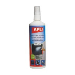 Spray limpia pantallas APLI 250ml