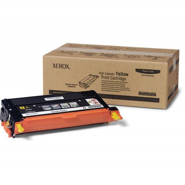 Toner XEROX PH6180 amarillo** 6.000p.