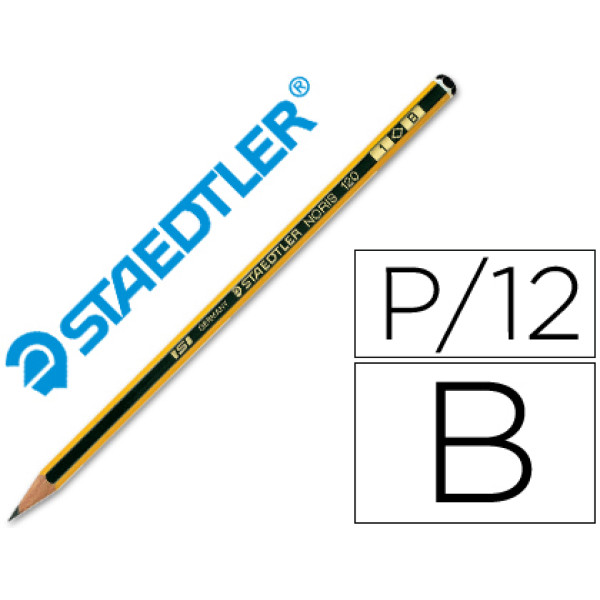 Lápiz de grafito STAEDTLER Noris N.1 B 