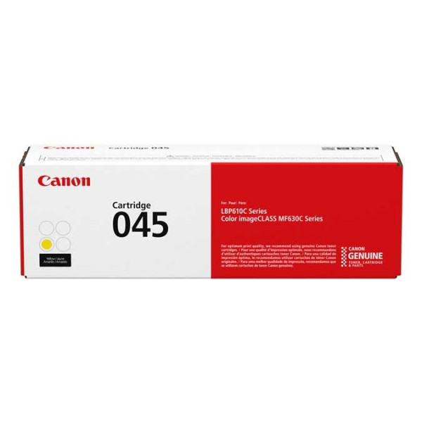 Toner CANON 045 Y: amarillo MF631 MF633 MF635 LBP611 LBP613  1.300p. 