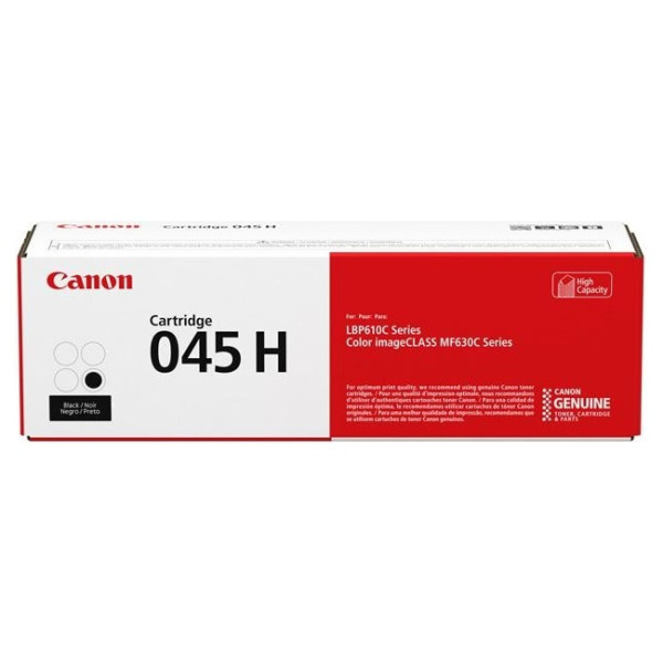 Toner CANON 045H BK: negro MF631 MF633 MF635 LBP611 LBP613  alta capacidad 2.800p.