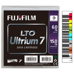 DC FUJIFILM Ultrium LTO-7 (BaFe) etiquetado 6TB/15TB secuencia a medida