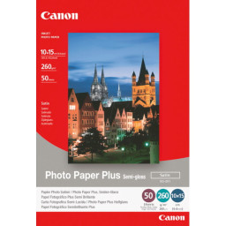 Papel CANON SG-201 50h.10x15cm Photo Paper Plus SemiGloss 260g.