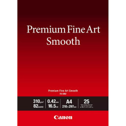 Papel CANON FA-SM2 25h.A4 Premium FineArt Smooth 310g.