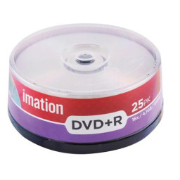 (T25) DVD+R IMATION 4,7GB Printable 16x Imprimible inkjet tarrina-25 *