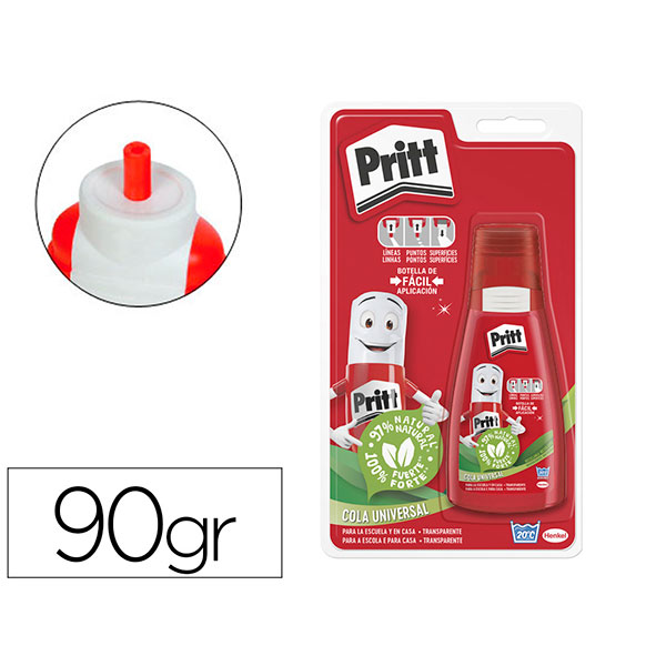 Pegamento PRITT universal - cola transparente 100g madera, cartón, plástico, tela, metal, etc.(48205)