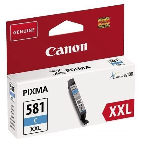 C.t. CANON CLI581XXL C Cyan Pixma TR8550 TS6250 TS8250 TS9150 TS9550 11,7ml