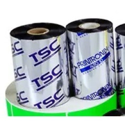 (6) Thermal transfer ribbon PRINTRONIX T5000: 8550 cera/resina 110mmx625mts