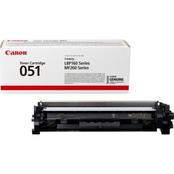 Toner CANON 051 negro 1.700p  i-SENSYS LBP162 MF264 MF267 MF269 (Series LBP160 MF260)