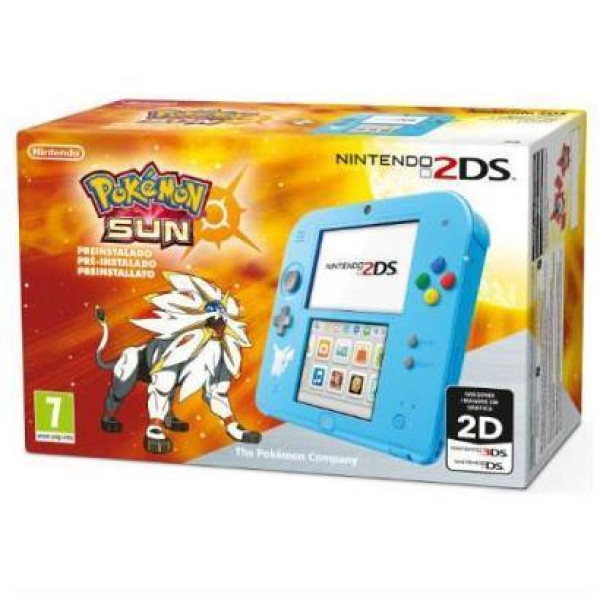 Consola NINTENDO 2DS HW Azul Pokemon SOL