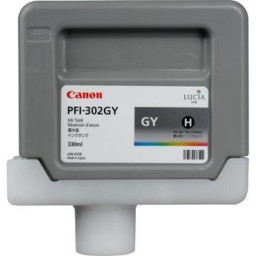 C.t. CANON PFI-302GY  IPF8100 IPF9100 gris 330ml IPF8100 IPF9100