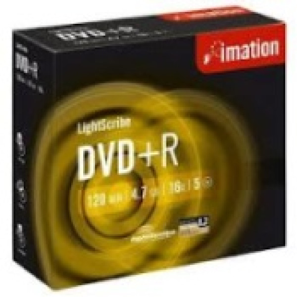 (5) DVD+R IMATION 4,7GB LightScribe jewel 16x * 