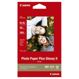 Papel CANON PP-201 50h.10x15cm Photo Paper Plus Glossy II 265g.