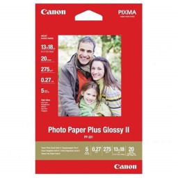 Papel CANON PP-201 20h.13x18cm Photo Paper Plus Glossy II 265g.