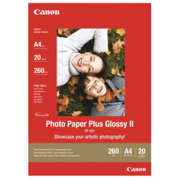 Papel CANON PP-201 20h.A4 Photo Paper Plus Glossy II 265g.