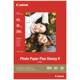 Papel CANON PP-201 20h.A3 297x420mm Photo Paper Plus Glossy II 265g.