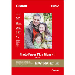 Papel CANON PP-201 20h.A3+ 329x423mm Photo Paper Plus Glossy II 265g.