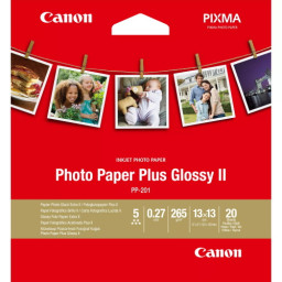 Papel CANON PP-201 20h.13x13cm Photo Paper Plus Glossy II 265g.