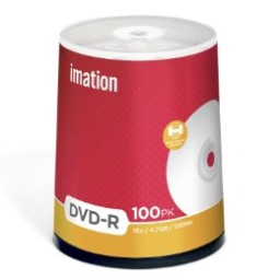 (T100) DVD-R IMATION 4,7GB 16x  White Thermo Transfer Printable