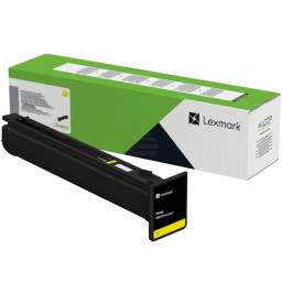 Toner LEXMARK XC8355 XC9525 XC9535 amarillo 46.900p. alta capacidad