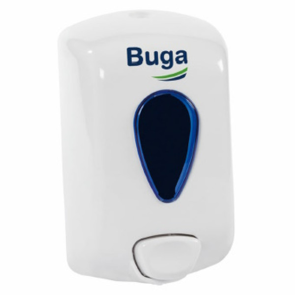 Dosificador de jabón líquido BUGA con llave ABS color blanco 900ml