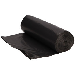 (10) Bolsas de basura 115x150cm negras G200 en rollo para cubo contenedor de 240 litros